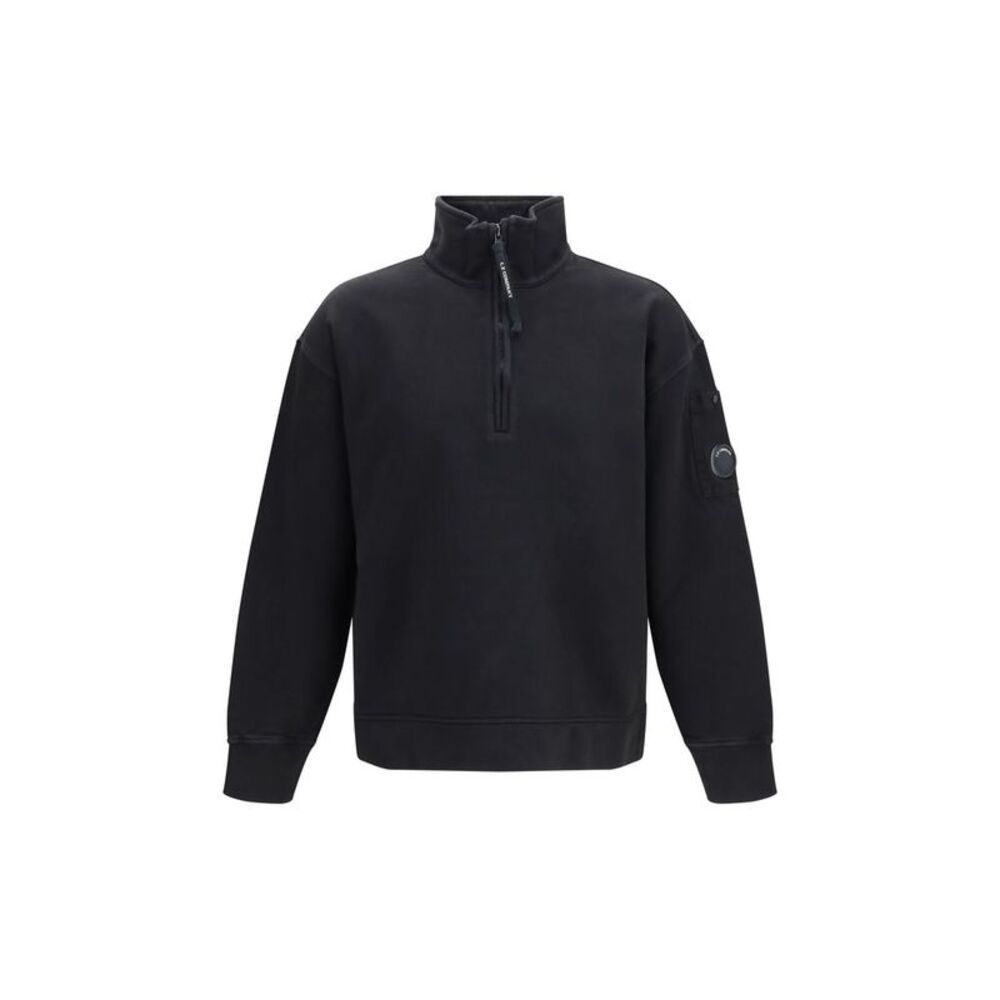 C.P. Company Black Cotton Men's Sweatshirt
